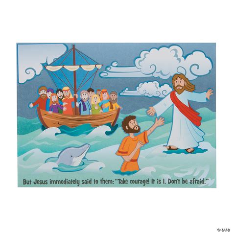 Jesus And Peter Walking On Water