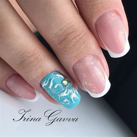 Нежные....нежные.... 😍объемный вензель гель пастой! Коррекция ...