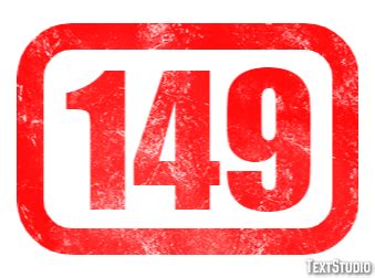 149 Text Effect and Logo Design Number