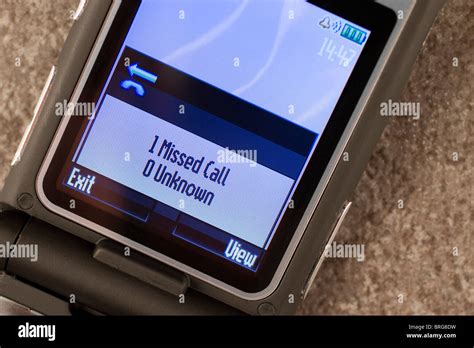 mobile phone display stock photo alamy