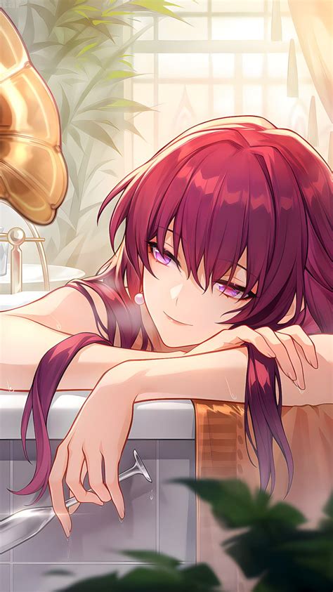 #wallpapers #kafka #honkai #honkaistarrail Kawaii Anime Girl, Anime Art ...