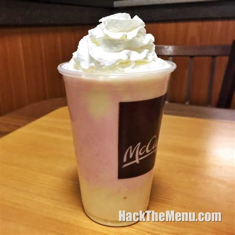 mcdonald's strawberry mccafe shake