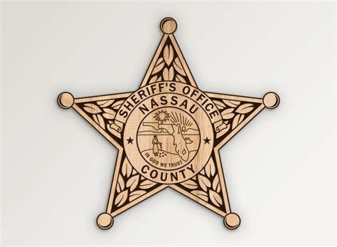 Nassau County Florida Sheriffs Office Badge SVG Vector Files | Vector911