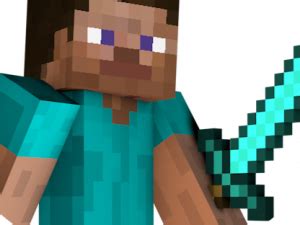 minecraft steve blocky avatar gaming figure pixel art clipart png png