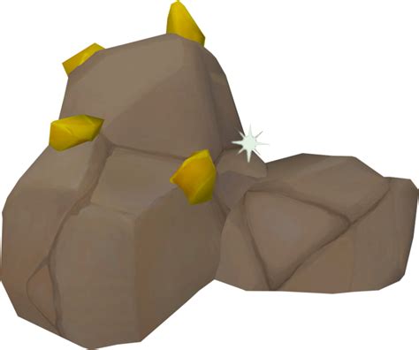 Gold rock - The RuneScape Wiki