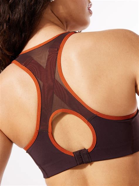 Breakthru High-Impact Sports Bra in Brown & Multi | SAVAGE X FENTY