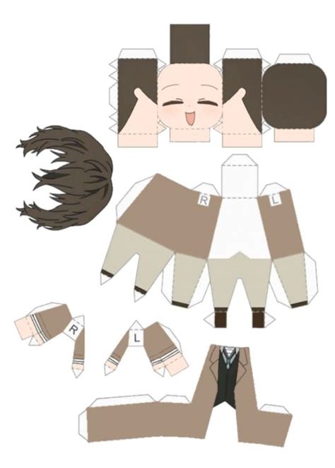 Dazai paper figure | Idee d'arte, Arte delle anime, Schizzi