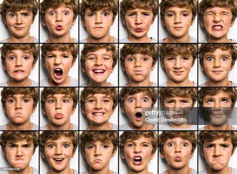 portraits  young boys emotional facial expressions photo getty images