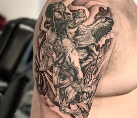 32+ heaven vs hell tattoos ideas you will love