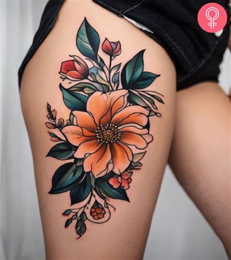 8 Alluring Side Thigh Tattoo Designs