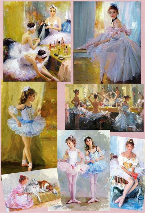 Pittura di balletto, Dipinti di ballerina, Arte ritratti