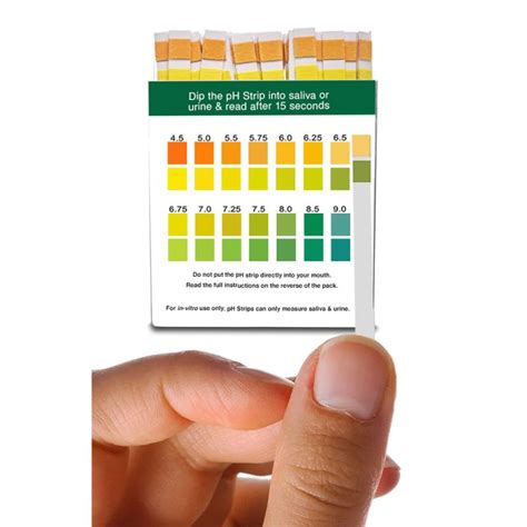 pH Test Strips / pH ленти за урина и слюнка 4.5 - 9.0 100бр