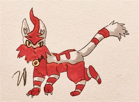 Shiny Torracat - Pokemon by Orcchai on DeviantArt