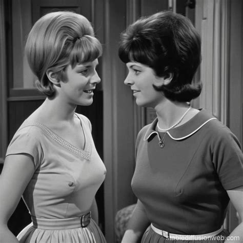lesbian love scene   bbc sitcom stable diffusion