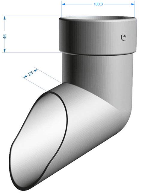 Колено сливное Docke Lux 100мм Шоколад код товара 1203602551830413515 ...