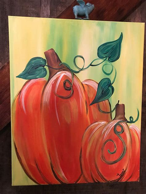easy painting ideas for pumpkins 8
