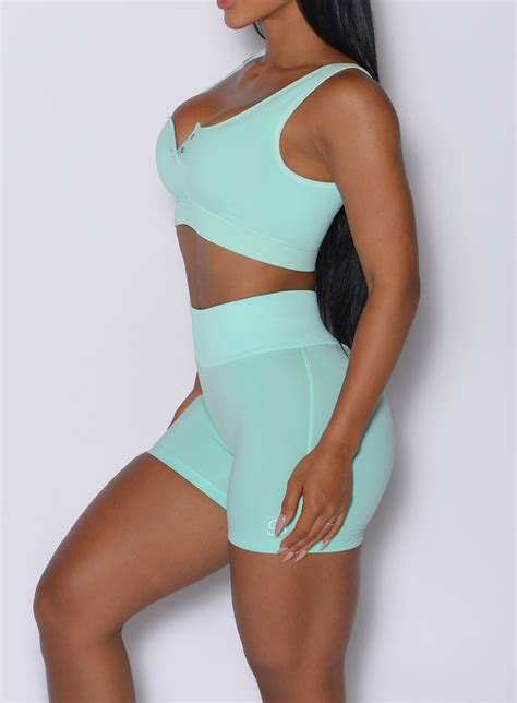 Figure Scrunch Short | Spring Mint | Bombshell Sportswear