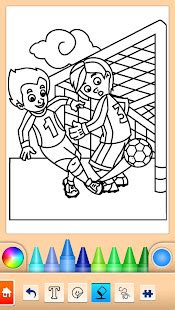 Футбол книжка за оцветяване игра – Приложения в Google Play