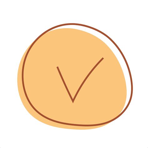 Yellow Circle With Check Mark 42355029 Vector Art at Vecteezy