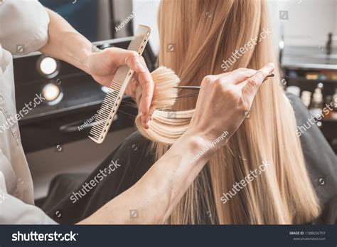 hair cutting process images stock  vectors shutterstock