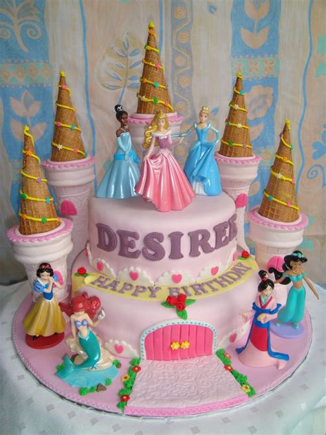 Yummy Baking: Princess Castle Fondant Cake (D1) | Princess castle cake