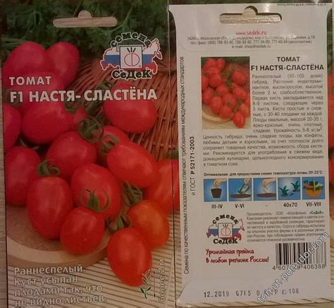 Томат Настенька: характеристика и описание гибридного сорта с фото