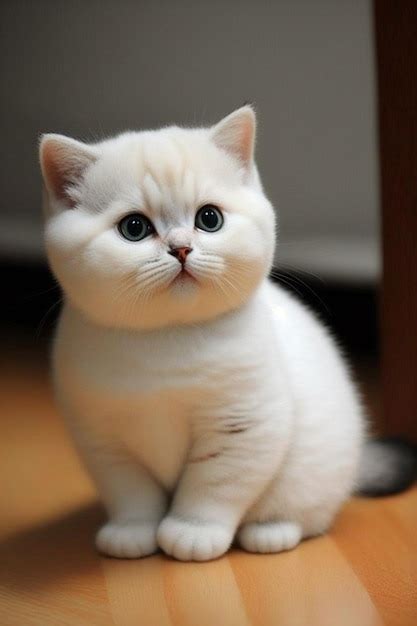 Premium AI Image | The cat that is the world's smallest cat