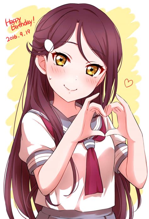 Heart hands. [Love Live! Sunshine!!] : r/awwnime