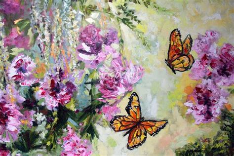 Butterfly Oil Painting at PaintingValley.com | Explore collection of ...