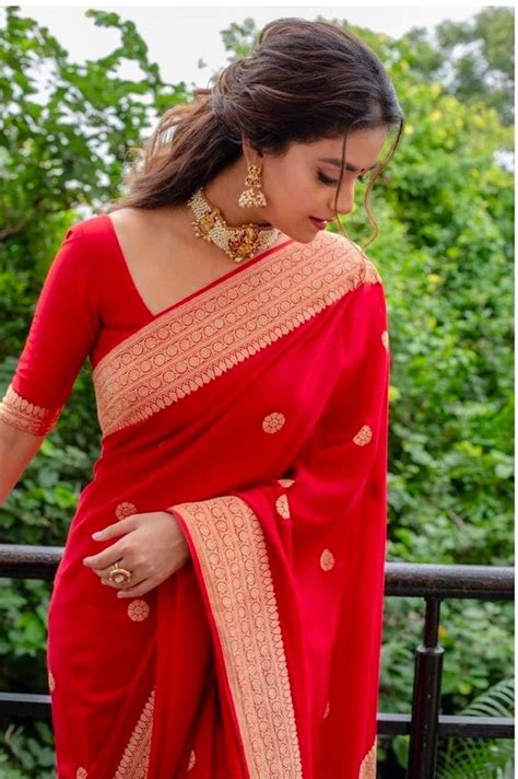 kanchipuram silk red color saree traditional saree beautiful saree