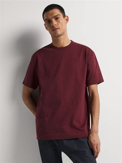 mens markham sueded burgundy  shirt bashcom