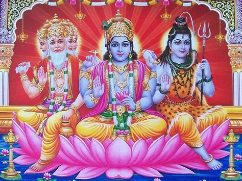 left   brahma vishnu shiva