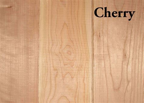Unfinished Cherry Wood