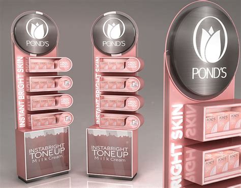 ponds fsu  behance retail design display cosmetic display