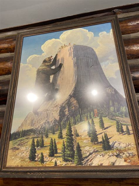 giant bear of devils tower by Mikeoeagle on DeviantArt