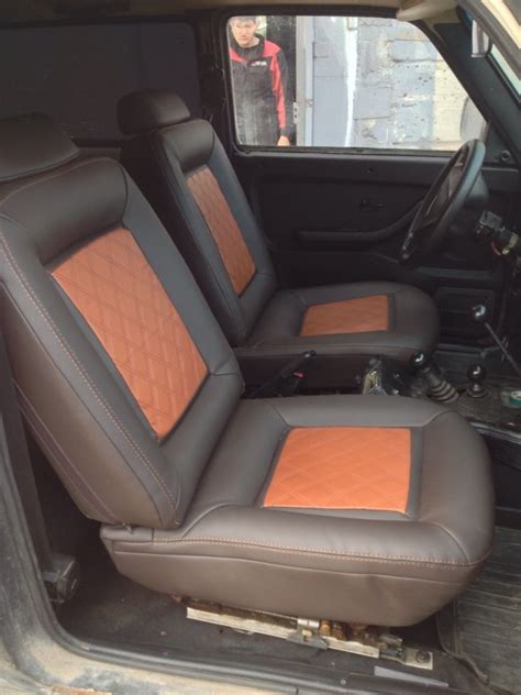 Сиденья от cadillac fleetvood в Ниву — Lada 4x4 3D, 1,7 л, 2001 года ...