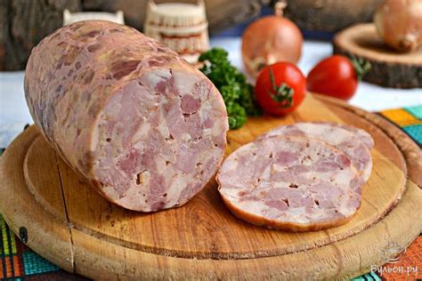 Ветчина рубленая из свинины и курицы | рецепт пошагово, фото, отзывы