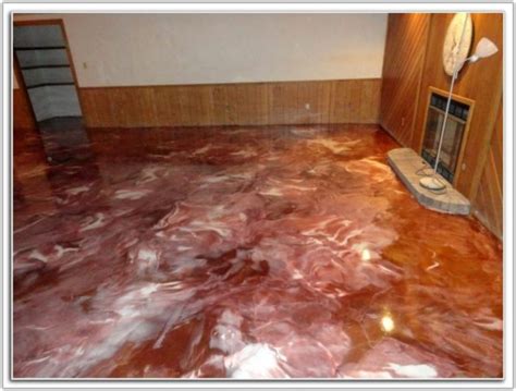 Metallic Epoxy Basement Floor Diy - Flooring : Home Decorating Ideas #DQ2Ovqpl09