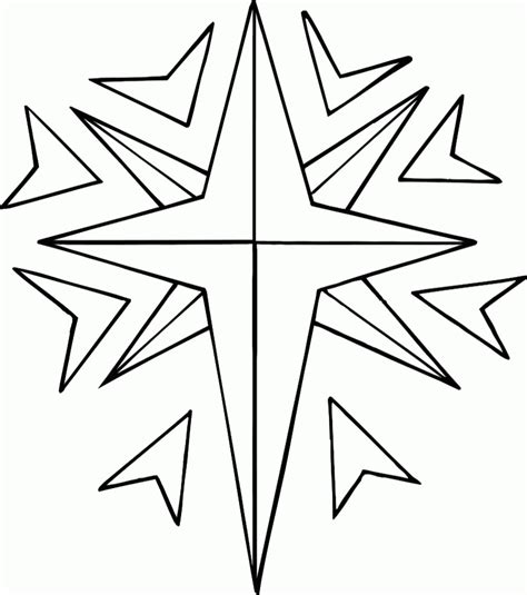 Nativity Star Coloring Pages at GetColorings.com | Free printable ...