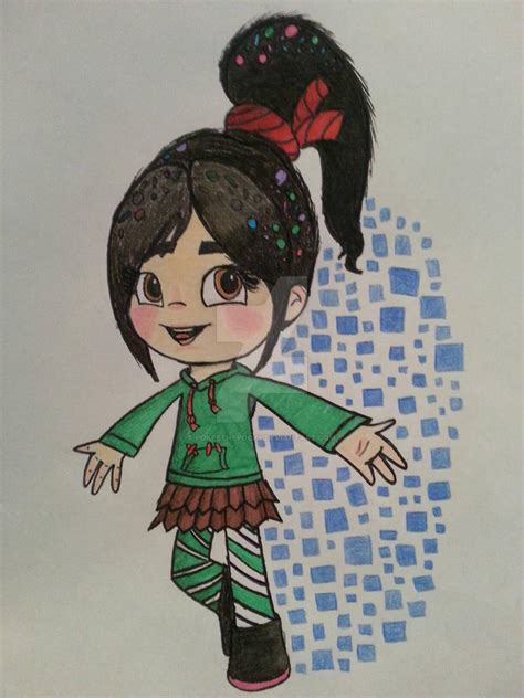 Vanellope Von Glitch by PokesThePocky on DeviantArt