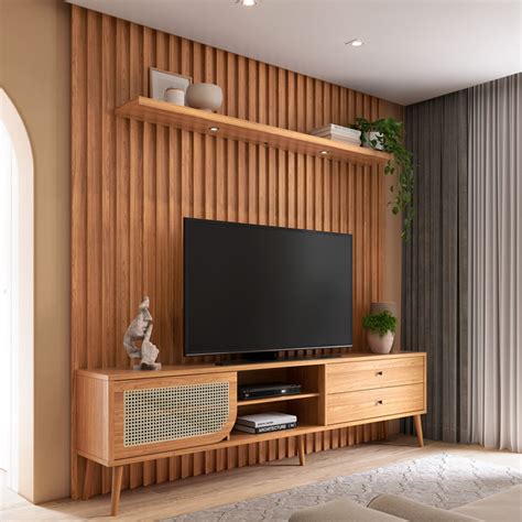 Painel E Rack Ripado