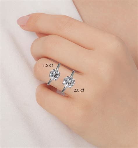 Diamond Size Ring Comparison | Kloiber Jewelers