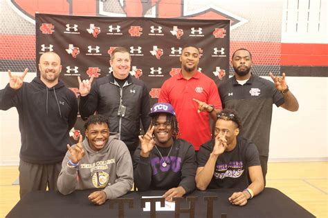 Cedar Hill's Salter, Haynes and Johnson Sign With College Football Programs