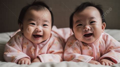 Two Laughing Babies