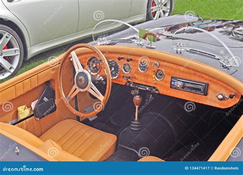 Custom Interior of MG Roadster Editorial Photography - Image of coupe, competition: 134471417