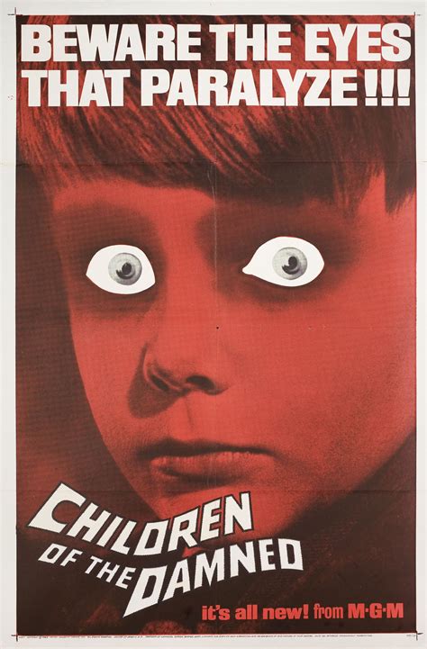 Children of the Damned Original 1963 U.S. One Sheet Movie Poster - Posteritati Movie Poster Gallery