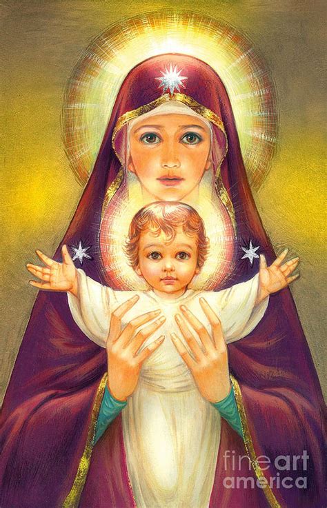 Madonna and Baby Jesus Мадонна и младенец Иисус Blessed Mother Mary ...