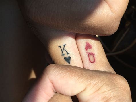 couples tattoo on hand 5