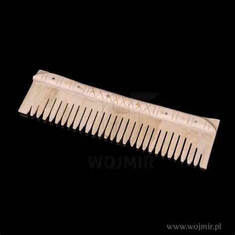 Viking comb 15cm made of bone | Wojmir