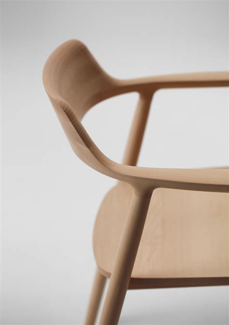 hiroshima arm chair high wooden seat architonic